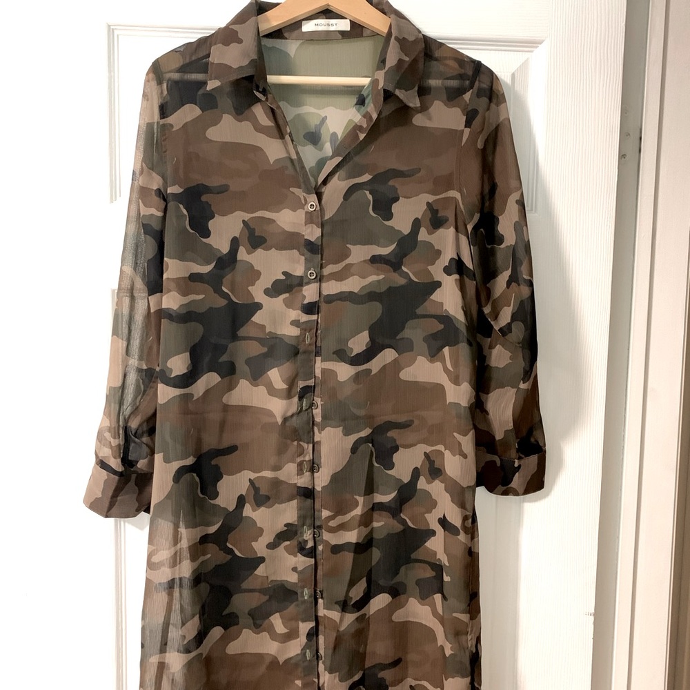 Moussy see through jacket